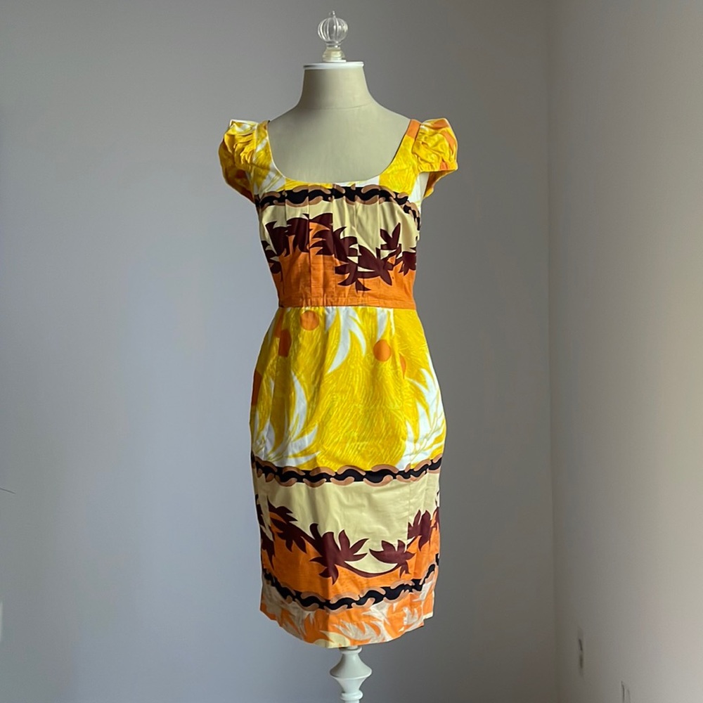 Plenty by Tracy Reese Size4 Resort Yellow Shift Dress